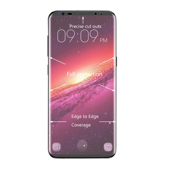 ENKAY Hat-Prince for Galaxy S9 PET Full Screen Curved Heat Bending HD Screen Protector Film