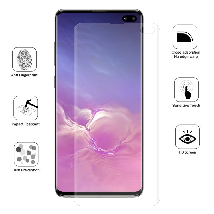 ENKAY Hat-Prince 0.1mm 3D Full Screen Protector Explosion-proof Hydrogel Film for Galaxy S10+, TPU+TPE+PET Material - For Samsung by ENKAY | Online Shopping South Africa | PMC TechLife | Buy Now Pay Later Mobicred