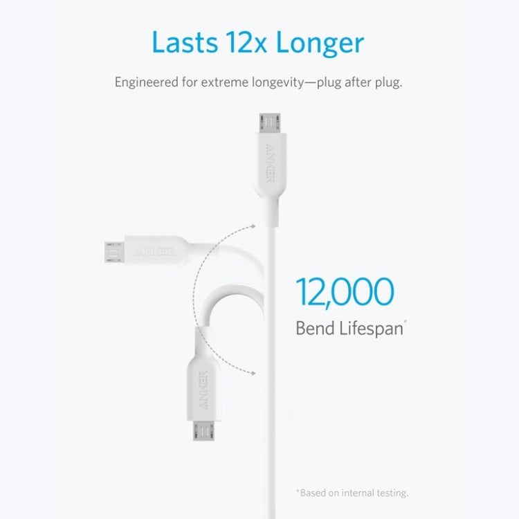 ANKER 3 in 1 8 Pin + Micro USB + USB-C / Type-C Interface MFI Certificated Data Cable(White) - free shipping - PMC Jewellery - Order now!