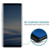 For Galaxy Note 8 0.26mm 9H Surface Hardness 3D Curved Privacy Anti-glare Non-full Screen Tempered Glass Screen Protector (Transparent)