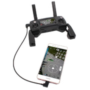 30cm Micro USB to USB-C / Type-C Converting Data Cable Connector for DJI MAVIC PRO & SPARK Remote Controller, Smartphones, Tablets