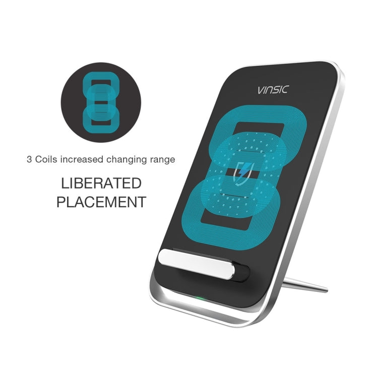 Vinsic Output 5V 1A Qi Standard Wireless Charger Fast Charger - free shipping - PMC Jewellery - Order now!