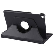 Litchi Texture Horizontal Flip 360 Degrees Rotation Leather Case for Galaxy Tab A 10.1 (2019) T510 / T515, with Holder (Black)