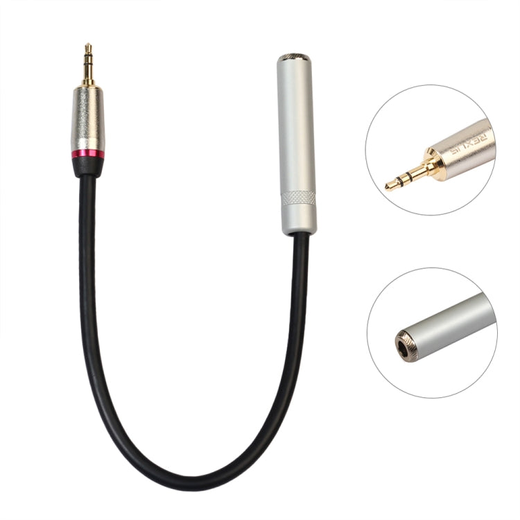 REXLIS TC128MF 3.5mm Male to 6.5mm Female Audio Adapter Cable, Length: 30cm - Audio Adapter by REXLIS | Online Shopping South Africa | PMC Jewellery | Buy Now Pay Later Mobicred