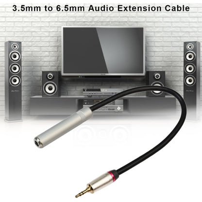 REXLIS TC128MF 3.5mm Male to 6.5mm Female Audio Adapter Cable, Length: 30cm - Audio Adapter by REXLIS | Online Shopping South Africa | PMC Jewellery | Buy Now Pay Later Mobicred