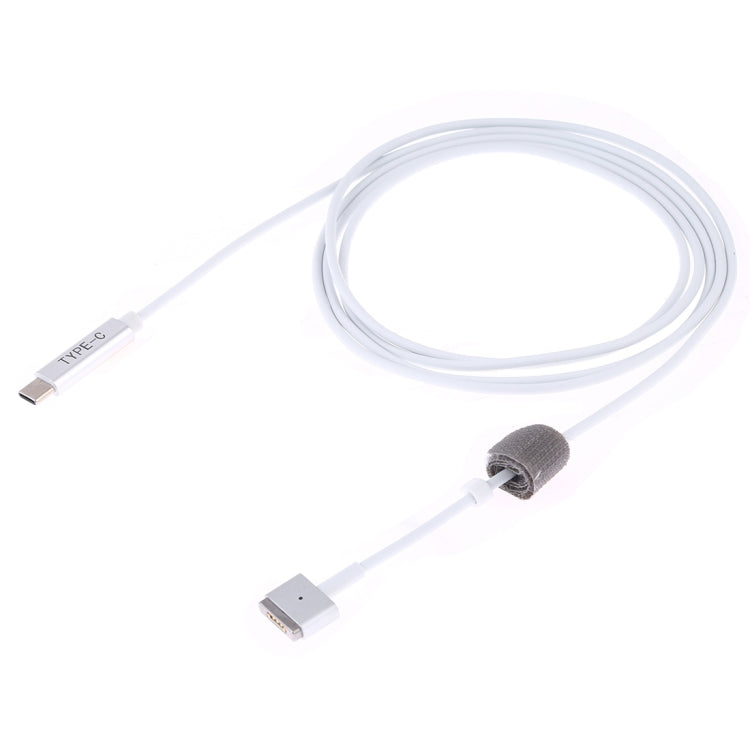 85W 5 Pin MagSafe 2 (T-Shaped) to USB-C / Type-C PD Charging Cable(White) - Cable & Adapter by PMC TechLife | Online Shopping South Africa | PMC TechLife