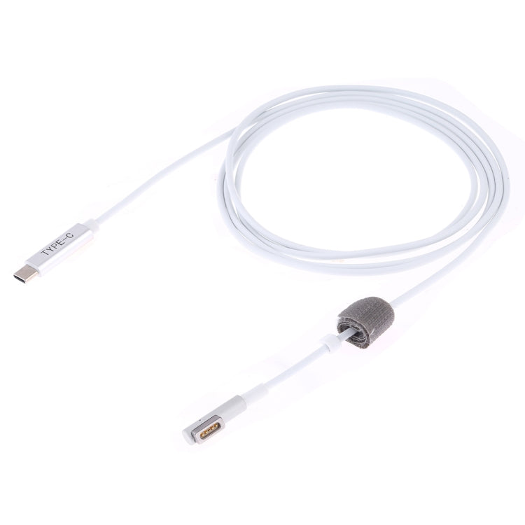 85W 5 Pin MagSafe 1 (L-Shaped) to USB-C / Type-C PD Charging Cable(White) - Cable & Adapter by PMC TechLife | Online Shopping South Africa | PMC TechLife