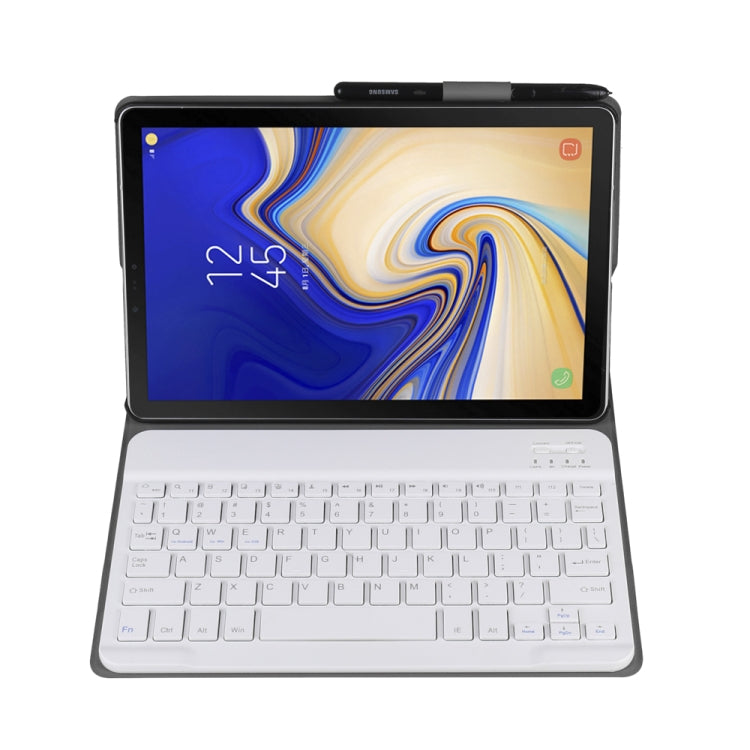 A510 Bluetooth 3.0 Ultra-thin Detachable Bluetooth Keyboard Leather Tablet Case for Samsung Galaxy Tab A 10.1 (2019) T510 / T515, with Pen Slot & Holder (Rose Gold) - free shipping - PMC TechLife - Order now!