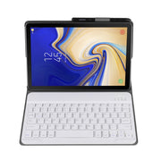 A510 Bluetooth 3.0 Ultra-thin Detachable Bluetooth Keyboard Leather Tablet Case for Samsung Galaxy Tab A 10.1 (2019) T510 / T515, with Pen Slot & Holder (Rose Gold)