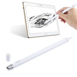 Long Universal Rechargeable Capacitive Touch Screen Stylus Pen with 2.3mm Superfine Metal Nib for iPhone, iPad, Samsung, and Other Capacitive Touch Screen Smartphones or Tablet PC(White) - free shipping - PMC TechLife - Order now!