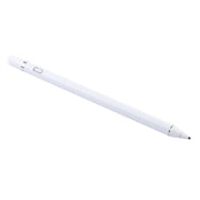 Long Universal Rechargeable Capacitive Touch Screen Stylus Pen with 2.3mm Superfine Metal Nib for iPhone, iPad, Samsung, and Other Capacitive Touch Screen Smartphones or Tablet PC(White)