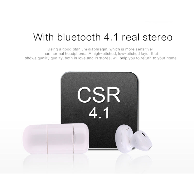 SABBAT J012 Single Ear Mini Bluetooth 4.2 In-Ear Stereo Earphone with Charging Box, For iPad, iPhone, Galaxy, Huawei, Xiaomi, LG, HTC and Other Smart Phones - free shipping - PMC Jewellery - Order now!
