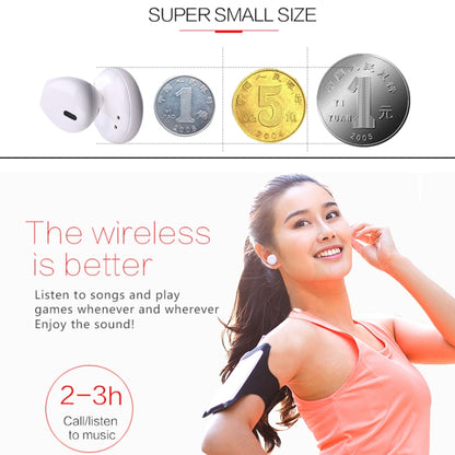 SABBAT J012 Single Ear Mini Bluetooth 4.2 In-Ear Stereo Earphone with Charging Box, For iPad, iPhone, Galaxy, Huawei, Xiaomi, LG, HTC and Other Smart Phones - free shipping - PMC Jewellery - Order now!