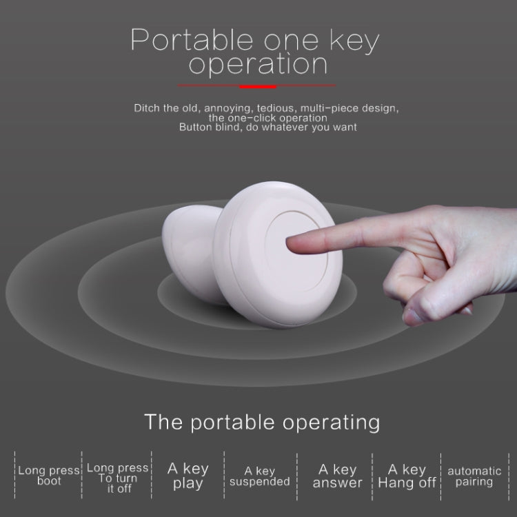 SABBAT J012 Single Ear Mini Bluetooth 4.2 In-Ear Stereo Earphone with Charging Box, For iPad, iPhone, Galaxy, Huawei, Xiaomi, LG, HTC and Other Smart Phones - free shipping - PMC Jewellery - Order now!
