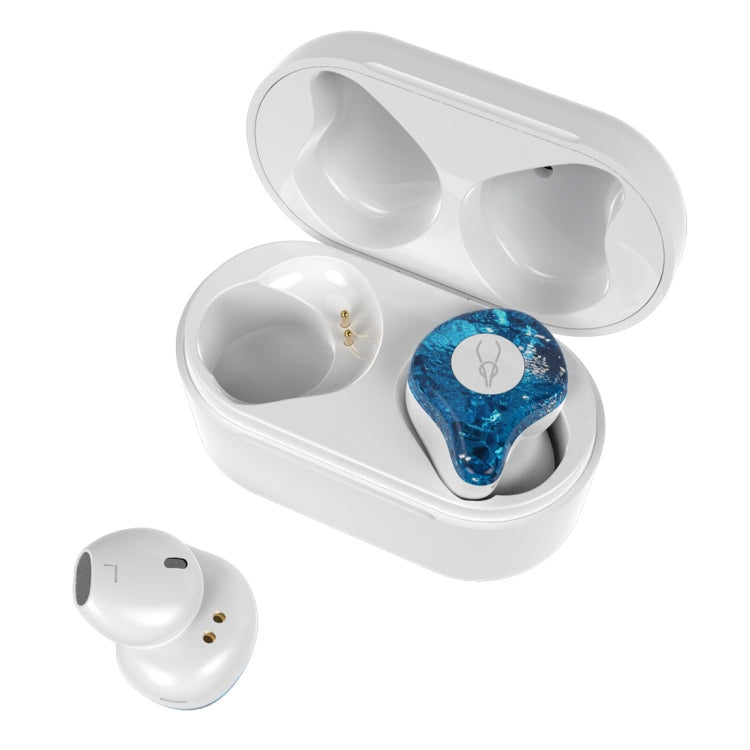 SABBAT X12PRO Mini Bluetooth 5.0 In-Ear Stereo Earphone with Charging Box, For iPad, iPhone, Galaxy, Huawei, Xiaomi, LG, HTC and Other Smart Phones(Ice Soul)