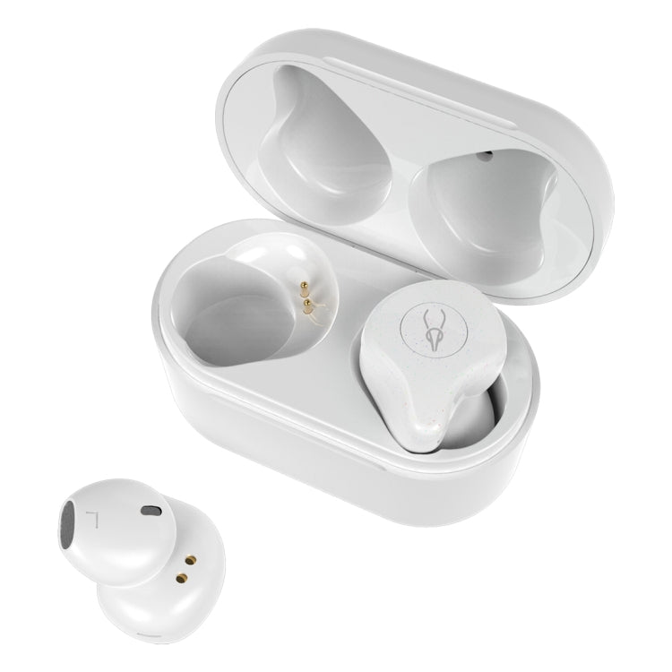 SABBAT X12PRO Mini Bluetooth 5.0 In-Ear Stereo Earphone with Charging Box, For iPad, iPhone, Galaxy, Huawei, Xiaomi, LG, HTC and Other Smart Phones(Moonlight White) - free shipping - PMC TechLife - Order now!