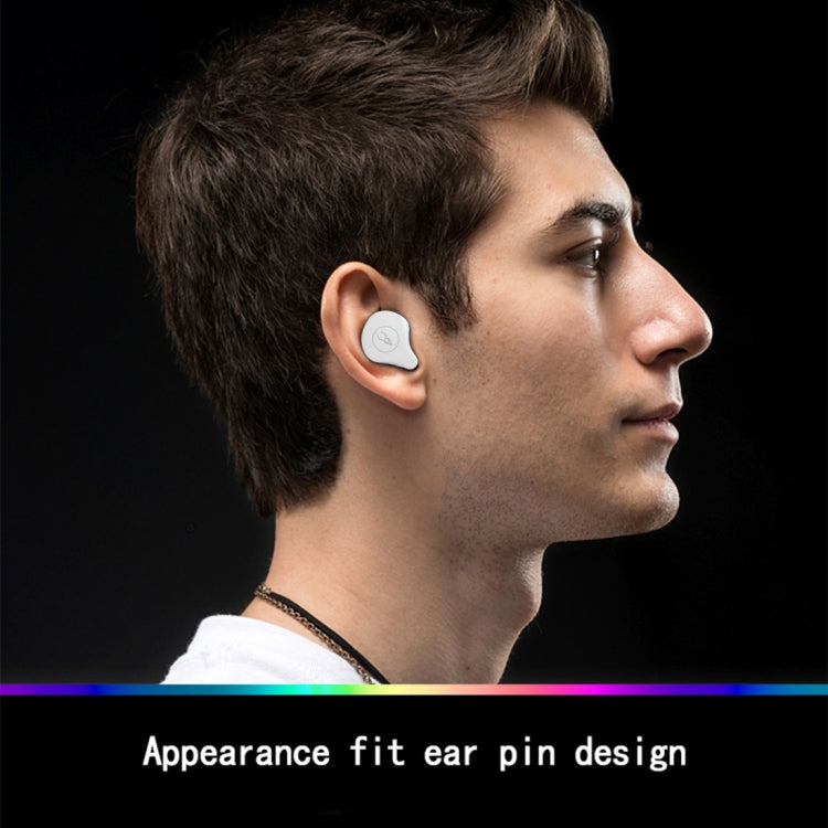 SABBAT X12PRO Mini Bluetooth 5.0 In-Ear Stereo Earphone with Charging Box, For iPad, iPhone, Galaxy, Huawei, Xiaomi, LG, HTC and Other Smart Phones(Moonlight White) - free shipping - PMC Jewellery - Order now!
