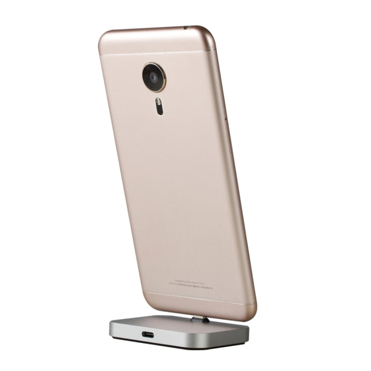 USB-C / Type-C Aluminum Alloy Desktop Station Dock Charger(Grey) - Dock Charger by PMC TechLife | Online Shopping South Africa | PMC TechLife