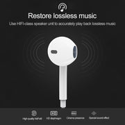 USB-C / Type-C Interface In Ear Wired HiFi Mega Bass Earphone with Mic