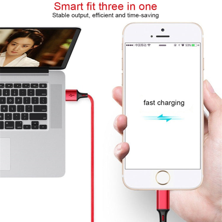 For iPhone / Apple Watch 2 In 1 8 Pin + Magnetic Charging Base Multi-function Charging Cable, Length: 1m(Black)