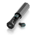 C1 Bluetooth 5.0 TWS Touch Polygonal Digital Display True Wireless Bluetooth Earphone with Charging Box(Black) - TWS Earphone by PMC TechLife | Online Shopping South Africa | PMC TechLife