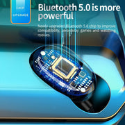 M8 Bluetooth 5.0 TWS Touch Digital Display True Wireless Bluetooth Earphone with Charging Box(Red)