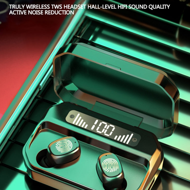 M8 Bluetooth 5.0 TWS Touch Digital Display True Wireless Bluetooth Earphone with Charging Box(Black) - TWS Earphone by PMC TechLife | Online Shopping South Africa | PMC TechLife