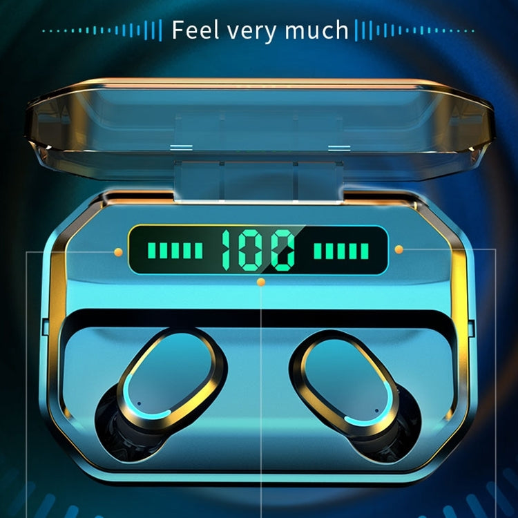 M8 Bluetooth 5.0 TWS Touch Digital Display True Wireless Bluetooth Earphone with Charging Box(White) - TWS Earphone by PMC TechLife | Online Shopping South Africa | PMC TechLife