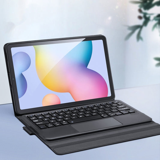 For Samsung Galaxy Tab S6 Lite 2024 / 2020 DUX DUCIS Detachable Bluetooth Keyboard Ultrathin Horizontal Flip Leather Tablet Case with Touchpad & Smart Sleep Function & Holder (Black) - free shipping - PMC Jewellery - Order now!