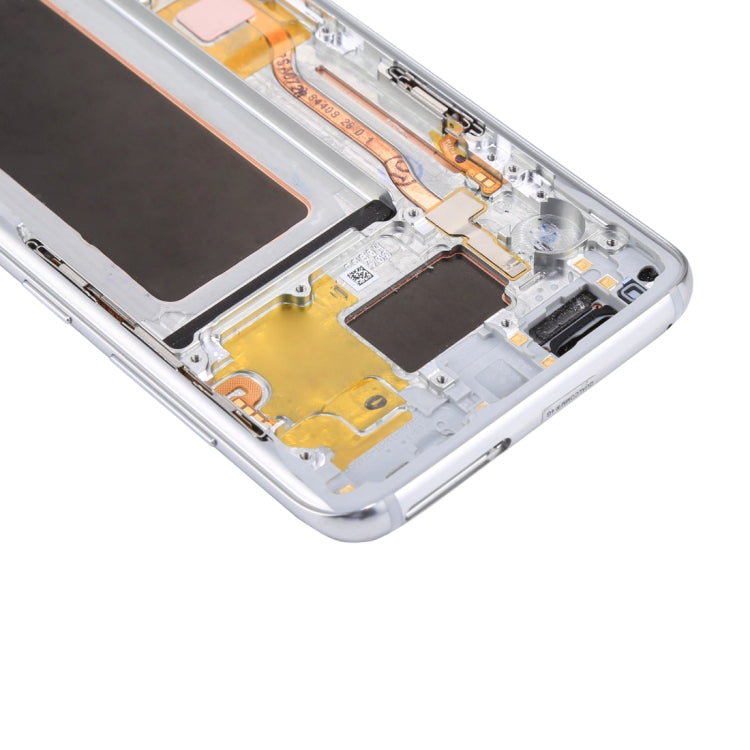 Original LCD Screen + Original Touch Panel with Frame for Galaxy S8 / G950 / G950F / G950FD / G950U / G950A / G950P / G950T / G950V / G950R4 / G950W / G9500(Silver)