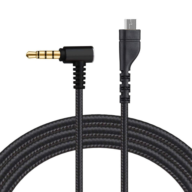ZS0135 For SteelSeries Arctis 3 / 5 / 7 Earphone Audio Cable, Cable Length: 2m(Black) - Headset Accessories by PMC TechLife | Online Shopping South Africa | PMC TechLife