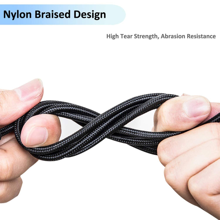 ZS0135 For SteelSeries Arctis 3 / 5 / 7 Earphone Audio Cable, Cable Length: 2m(Black) - Headset Accessories by PMC TechLife | Online Shopping South Africa | PMC TechLife