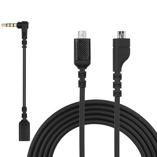 ZS0167 Sound Card Connecting Cable + Adapter Cable for Steelseries Arctis 3 5 7 Headphones - free shipping - PMC Jewellery - Order now!