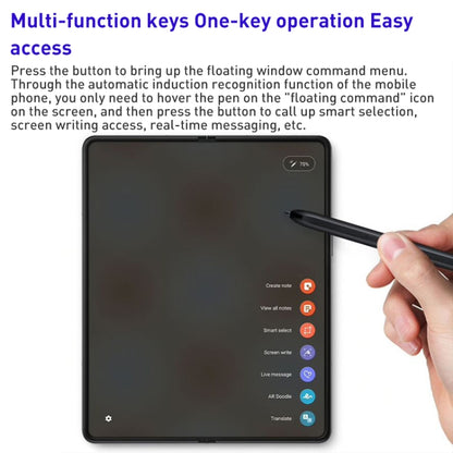 For Samsung Galaxy Z Fold3 5G/W22 5G Touch Capacitive Pen Stylus (Black) - free shipping - PMC Jewellery - Order now!