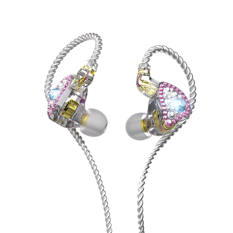 CVJ Liuli 3.5mm In-ear Wired Headphones,Length 2.5m (Red)