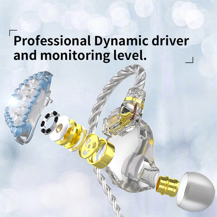 CVJ Liuli 3.5mm In-ear Wired Headset with Microphone, Length 1.25m (Blue) - free shipping - PMC TechLife - Order now!