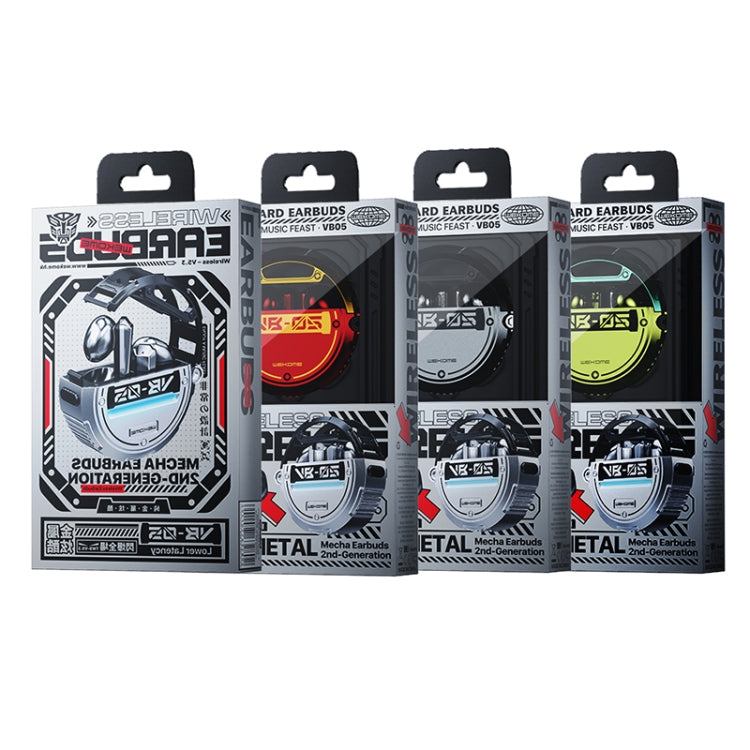 WK VB05 Pioneer Series Wireless Bluetooth Earphones (Silver) - free shipping - PMC TechLife - Order now!