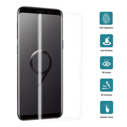 For Galaxy S9+ 9H Surface Hardness 3D Curved Edge Anti-scratch Full Screen HD Tempered Glass Screen Protector (Transparent)