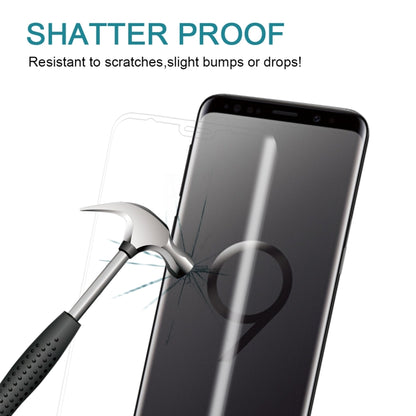 For Galaxy S9+ 9H Surface Hardness 3D Curved Edge Anti-scratch Full Screen HD Tempered Glass Screen Protector (Transparent) - free shipping - PMC Jewellery - Order now!