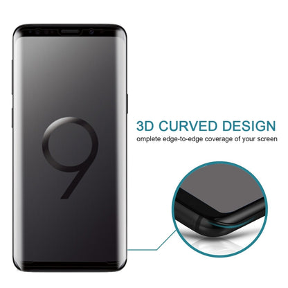 For Galaxy S9+ 9H Surface Hardness 3D Curved Edge Anti-scratch Full Screen HD Tempered Glass Screen Protector (Transparent) - free shipping - PMC Jewellery - Order now!