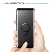 For Galaxy S9+ 9H Surface Hardness 3D Curved Edge Anti-scratch Full Screen HD Tempered Glass Screen Protector (Transparent)