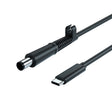 USB-C / Type-C to 7.4 x 0.6mm Laptop Power Charging Cable, Cable Length: about 1.5m(Black) - For HP by PMC TechLife | Online Shopping South Africa | PMC TechLife