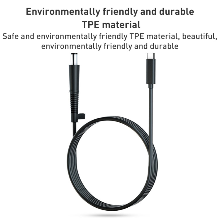 USB-C / Type-C to 7.4 x 0.6mm Laptop Power Charging Cable, Cable Length: about 1.5m(Black)