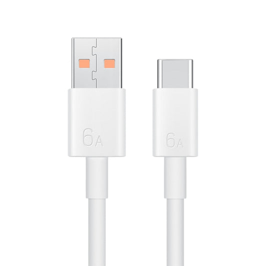 Original Huawei CC790 USB Type-A to USB-C / Type-C Interface 6A Data Cable, Cable Length: 1m(White) - free shipping - PMC Jewellery - Order now!