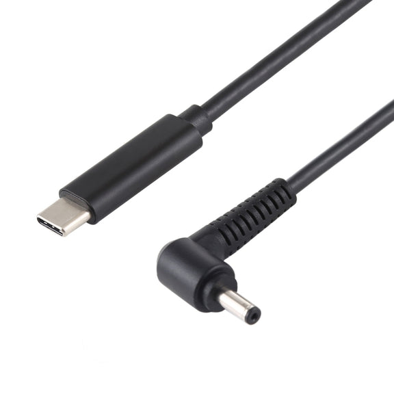 USB-C / Type-C to 4.0 x 1.35mm Laptop Power Charging Cable, Cable Length: about 1.5m(Black)