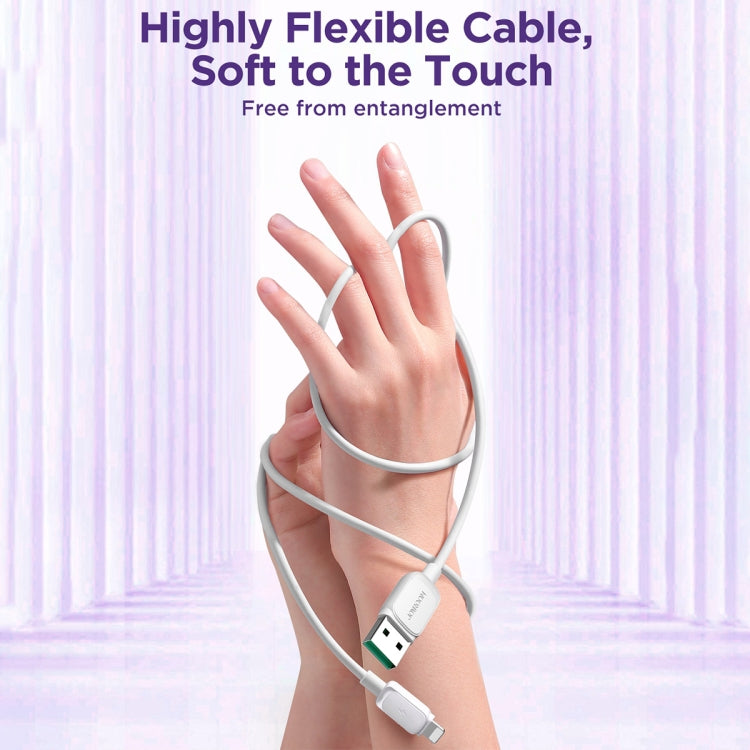 JOYROOM S-AL012A14 Multi-Color Series 2.4A USB to 8 Pin Fast Charging Data Cable, Length:1.2m(White) - Normal Style Cable by JOYROOM | Online Shopping South Africa | PMC TechLife