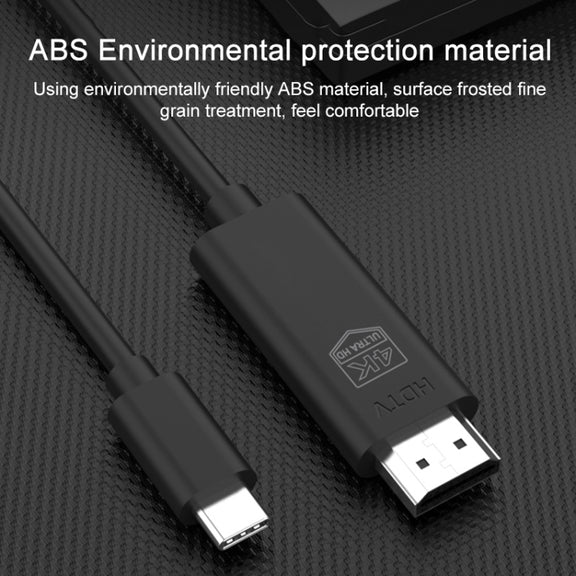 Onten UC503 USB-C / Type-C 4K 30Hz HDTV Cable, Length:1.8m