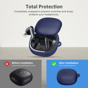 For Anker Soundcore Liberty 4 Bluetooth Earphone Silicone Protective Case (White)