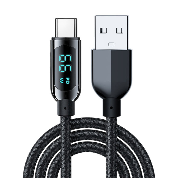 Mutural Li-CC003 1.2m 66W Digital Display USB to Type-C Charging Data Cable - USB-C & Type-C Cable by Mutural | Online Shopping South Africa | PMC TechLife | Buy Now Pay Later Mobicred