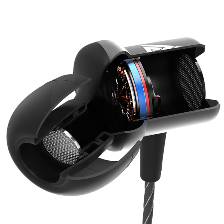 QKZ CK1 HIFI In-ear CNC Metal Carved Ear Shell Music Headphones - Normal Style Earphone by QKZ | Online Shopping South Africa | PMC TechLife | Buy Now Pay Later Mobicred
